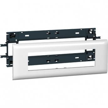 Суппорт LEGRAND Mosaic - для кабель-каналов DLP с шириной крышки 85 мм - 8 модулей, белый