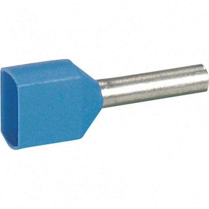 Наконечник LEGRAND Starflix двойной россыпью сечением 2х0,75 мм² синий 037687