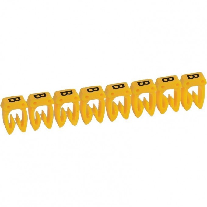 Маркер LEGRAND CAB 3 для кабеля 0,5-1,5 мм² заглавная буква B 038301