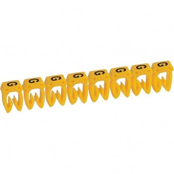 Маркер LEGRAND CAB 3 для кабеля 4-6 мм² заглавная буква G