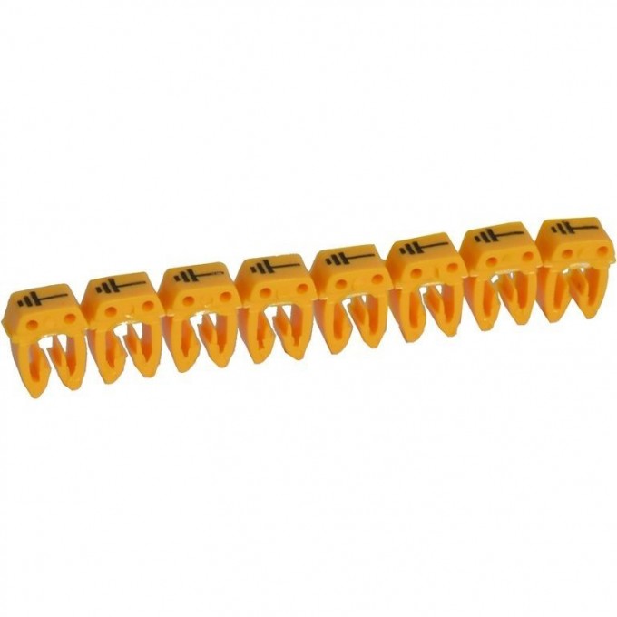 Маркер LEGRAND CAB 3 условное обозначение для кабеля 4-6 мм² земля 038296