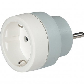 Адаптер для путешествий LEGRAND Элиум с немецкого стандарта на французский стандарт белый/серый Адаптер для путешествий LEGRAND Элиум с немецкого стандарта на французский стандарт белый/серый