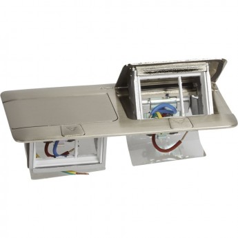 Выдвижной розеточный блок LEGRAND неукомплектованный IP 40 6 модулей нержавеющая сталь