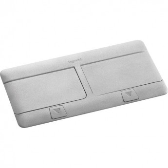 Выдвижной розеточный блок LEGRAND неукомплектованный IP 40 8 модулей алюминий