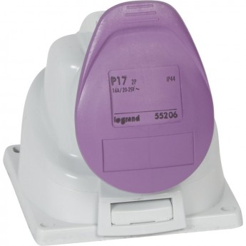 Накладная розетка LEGRAND P17 Tempra Pro IP 44 20/25 В 16 A 2K