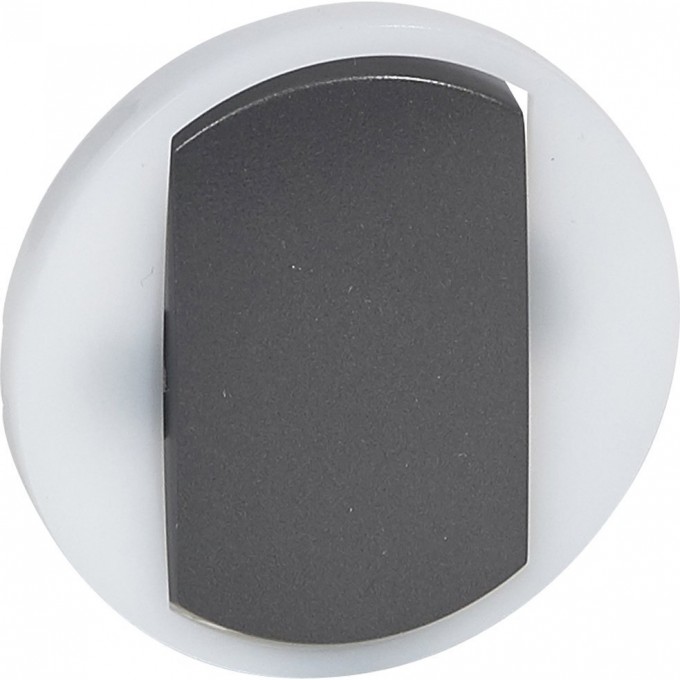 Лицевая панель LEGRAND Celiane выключатель/переключатель Кат. № 0 670 01/02/31/32 с контурной подсветкой графит 065204