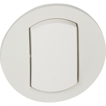 Лицевая панель LEGRAND Celiane для одноклавишного переключателя на 2 направления Кат. № 0 670 01 IP 44 белый