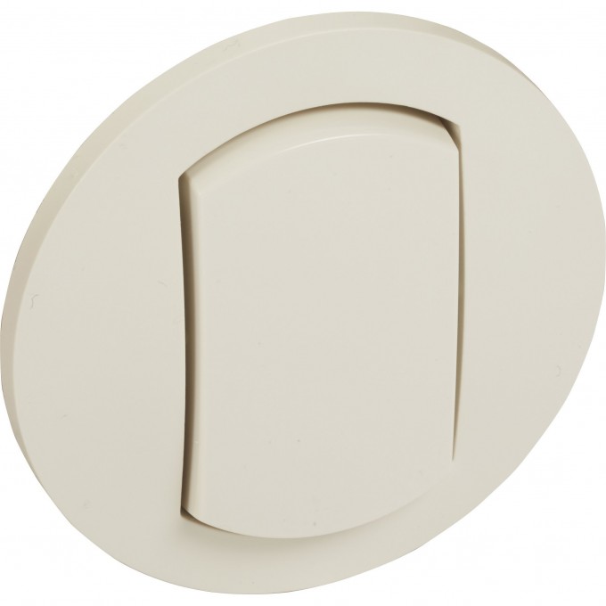 Лицевая панель LEGRAND Celiane для одноклавишного переключателя на 2 направления Кат. № 0 670 01 IP 44 слоновая кость 067821