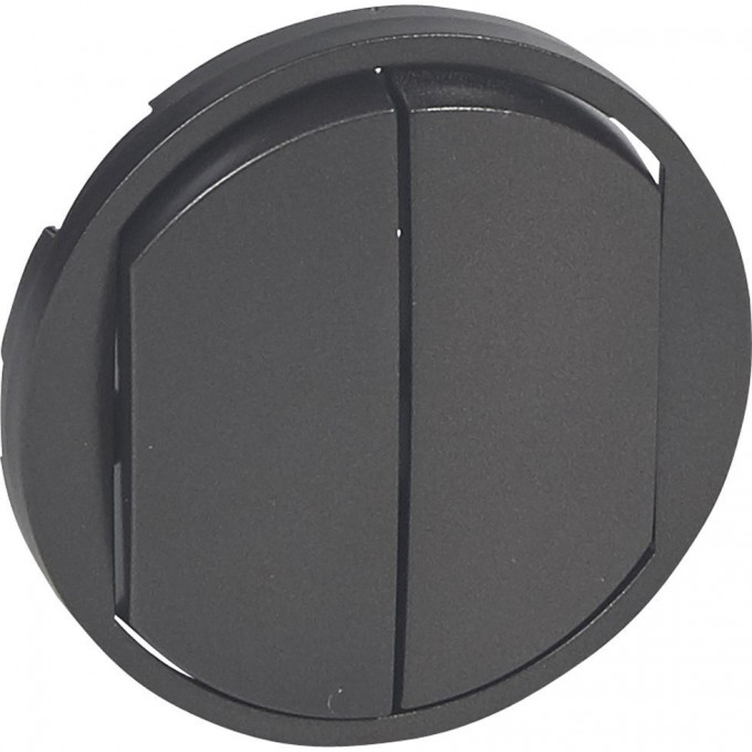 Лицевая панель LEGRAND Celiane выключатель 1-полюсный / переключатель Кат. № 0 670 01/02/31/32 графит 067902