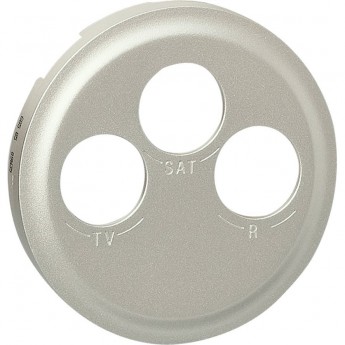 Лицевая панель LEGRAND Celiane TV-FM-SAT розетки Кат. № 0 673 88 титан