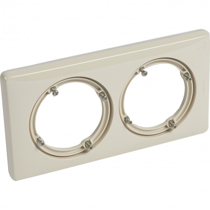 Рамка LEGRAND 2 поста Celiane IP 44 слоновая кость 069082