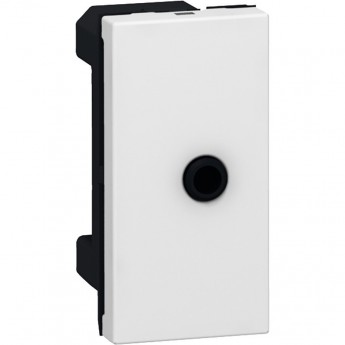 Аудио розетка LEGRAND Mosaic гнездо 3,5 мм разъём 1 модуль белая