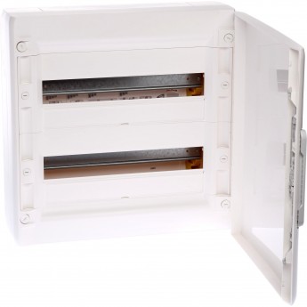 Распределительный щиток LEGRAND XL3 125 - с белой дверью - 2 ряда - 36 модулей - 450х450х128 мм, белый