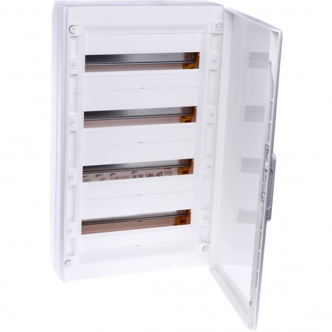 Распределительный щиток LEGRAND XL3 125 - с белой дверью - 4 ряда - 72 модуля - 750х450х128 мм, белый 401649