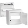 Накладной распределительный щит LEGRAND Nedbox с белой дверью 1 рейка х 8 модулей 601235