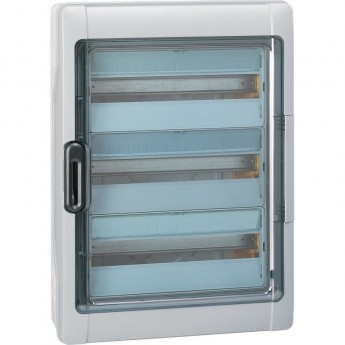 Щиток LEGRAND Plexo³ IP 65 IK 09 3 ряда 125 А 18 модулей серый