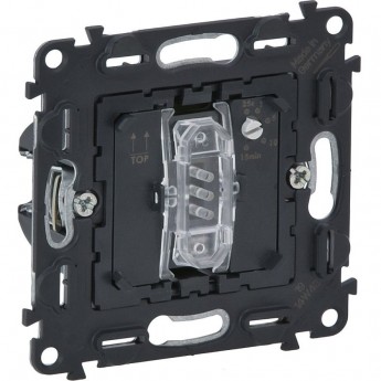 Выключатель LEGRAND Valena IN'MATIC с выдержкой времени 2-канальный освещение 250Вт/вентиляция 250ВА с нейтралью винтовые зажимы серый