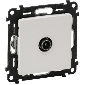 Розетка LEGRAND Valena LIFE ТВ проходная 1,5дБ/14дБ 0-2400 МГц с лицевой панелью белый