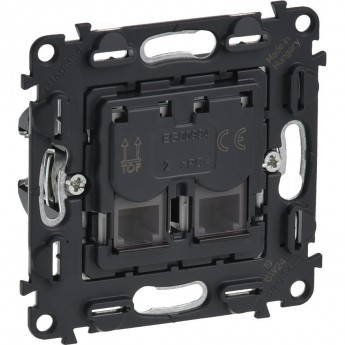 Телефонная розетка LEGRAND Valena IN'MATIC RJ11 двойная