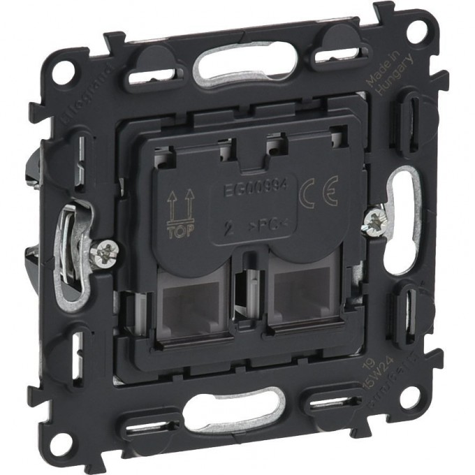 Телефонная розетка LEGRAND Valena IN'MATIC RJ11 двойная 753039