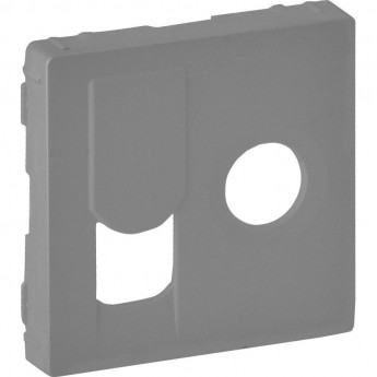 Лицевая панель LEGRAND Valena LIFE для розетки TV-RJ45 алюминий