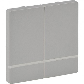 Лицевая панель LEGRAND Valena LIFE MyHome Play Zigbee для радиоуправляющего устройства 2-канального ON-OFF алюминий
