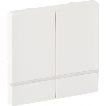 Лицевая панель LEGRAND Valena LIFE MyHome Play Zigbee для выключателя-радиоприемника 2-канального белая