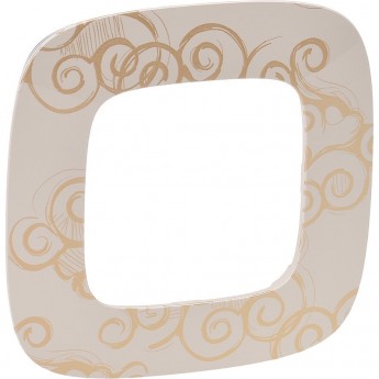 Рамка LEGRAND Valena ALLURE 1-постовая универсальная нарцисс золото