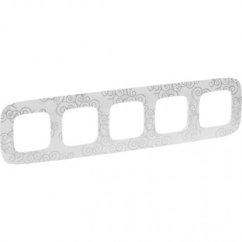 Рамка LEGRAND Valena ALLURE 5-постовая универсальная хром Рамка LEGRAND Valena ALLURE 5-постовая универсальная хром