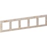 Рамка LEGRAND Valena LIFE "Ампир бежевый", 5-постовая универсальная, бежевый 754115