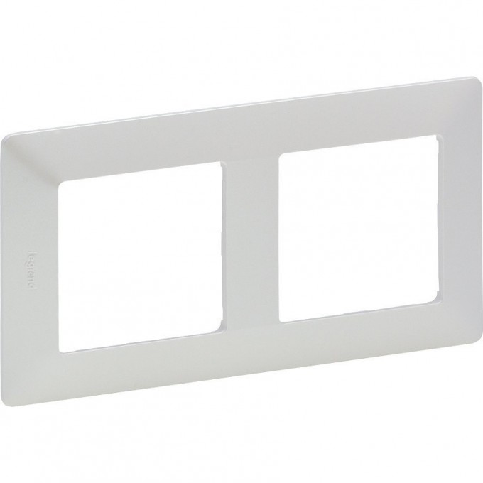 Рамка LEGRAND Valena LIFE "Жемчуг", 2-постовая универсальная, белая 754142