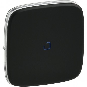 Лицевая панель LEGRAND Valena ALLURE для переключателя промежуточного с подсветкой/индикацией антрацит