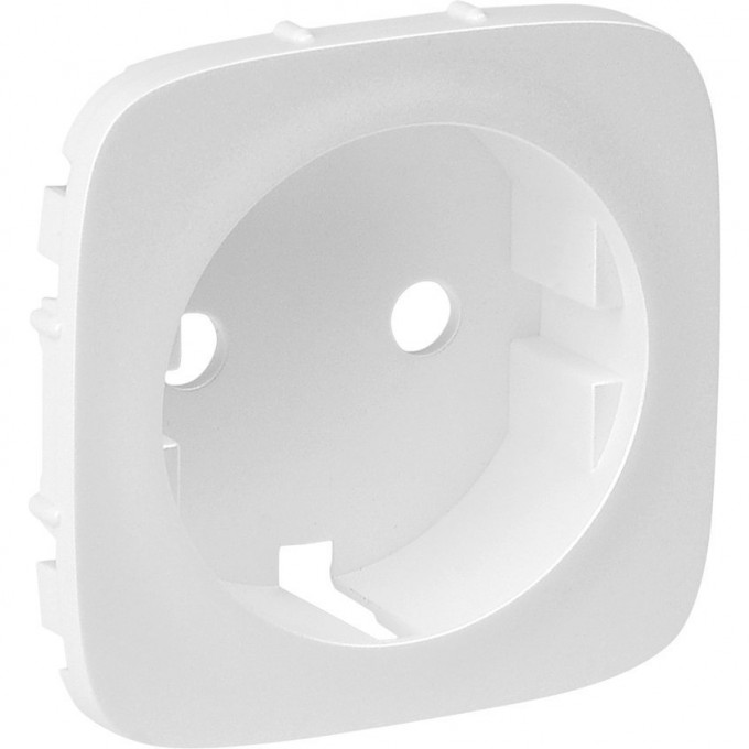 Лицевая панель LEGRAND Valena ALLURE для розетки 2К+З белая 755205