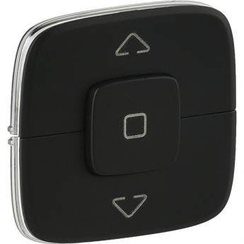 Лицевая панель LEGRAND Valena ALLURE для выключателя жалюзи и рольставней антрацит