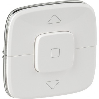 Лицевая панель LEGRAND Valena ALLURE для выключателя жалюзи и рольставней белая