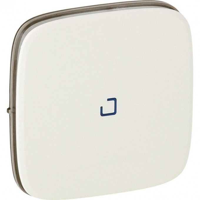 Лицевая панель LEGRAND Valena ALLURE для выключателя одноклавишного с подсветкой/индикацией белая 755085 жемчуг 755089