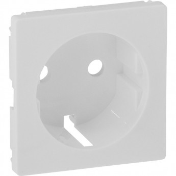 Лицевая панель LEGRAND Valena LIFE для силовой розетки 2К+З с зажимами 6кв.мм белая