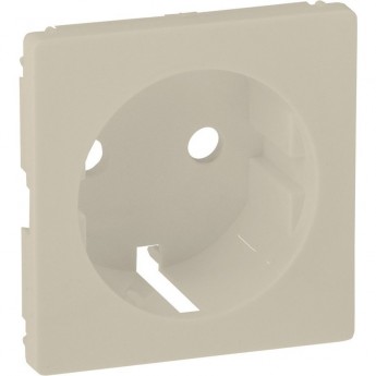 Лицевая панель LEGRAND Valena LIFE для силовой розетки 2К+З с зажимами 6кв.мм слоновая кость
