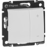 Кнопочный светорегулятор LEGRAND Valena 40-600 Вт/40-600 ВА белый 770074