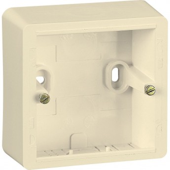 Коробка LEGRAND Cariva для накладного монтажа высота 41 мм слоновая кость
