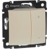 Кнопочный светорегулятор LEGRAND Valena 40-600 Вт/40-600 ВА слоновая кость 774174