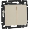 Переключатель LEGRAND Valena на два направления двухклавишный 10 A 250 В слоновая кость 774308