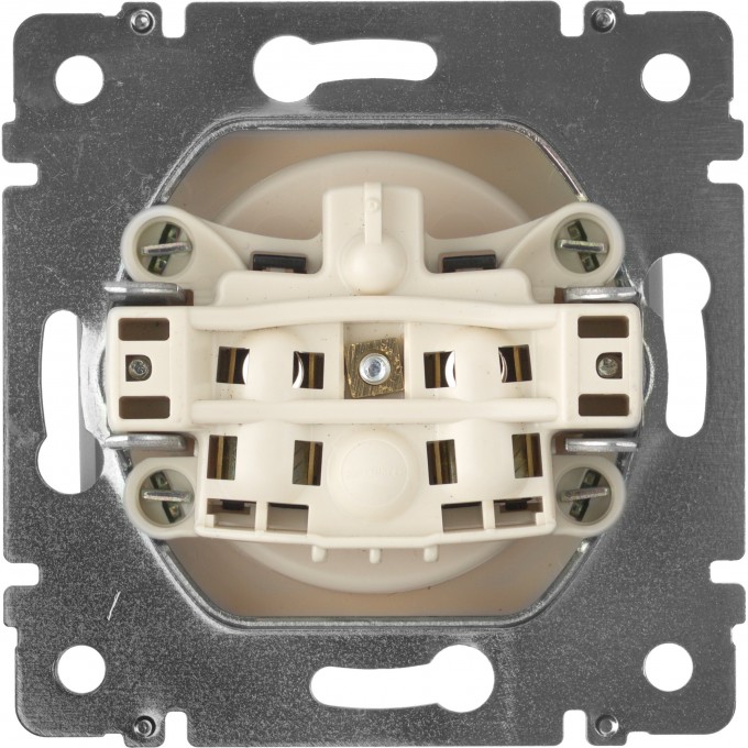 Силовая розетка LEGRAND Valena 2К на винтах 10/16 А 230/250 В слоновая кость 774316