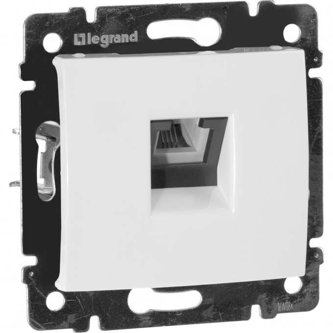 Телефонная розетка LEGRAND Valena RJ11 4 контакта 1 выход белый 774438