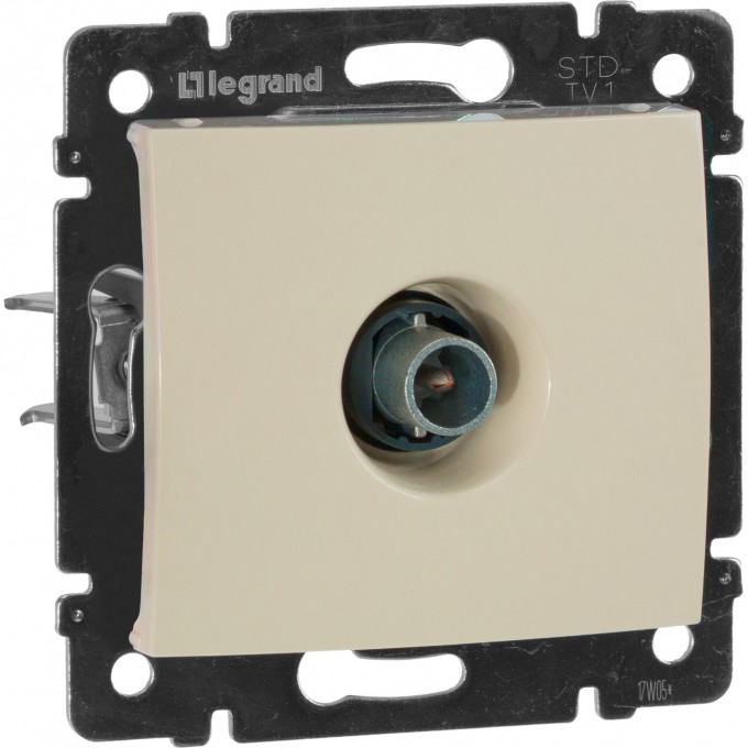 ТВ розетка LEGRAND Valena звезда 1.5 дБ 2400 МГц слоновая кость 774329