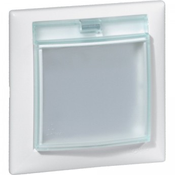 Влагозащищённая рамка LEGRAND Valena IP 44 с крышкой белый