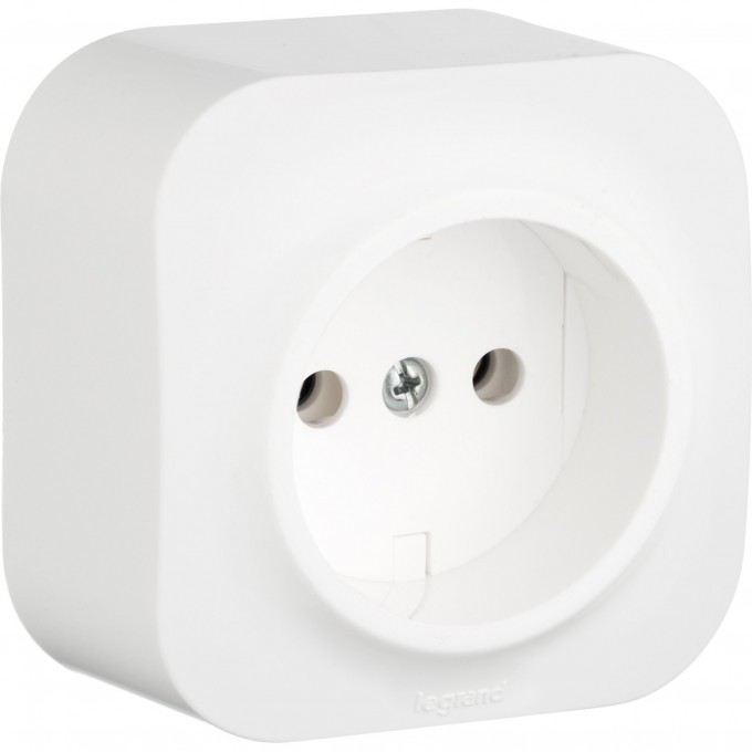 Розетка LEGRAND 2К без шторок 16 A 250 В Quteo IP 20 белый 782210