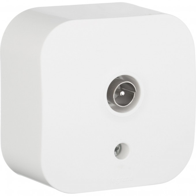 Телевизионная розетка LEGRAND Quteo IP 20 белый 782215