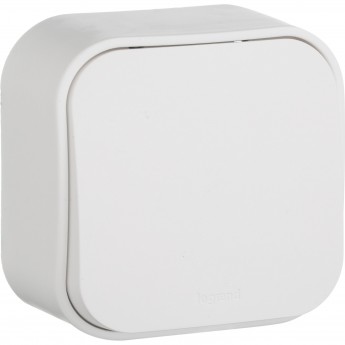 Выключатель LEGRAND Quteo 10 A 250 B IP 20 белый