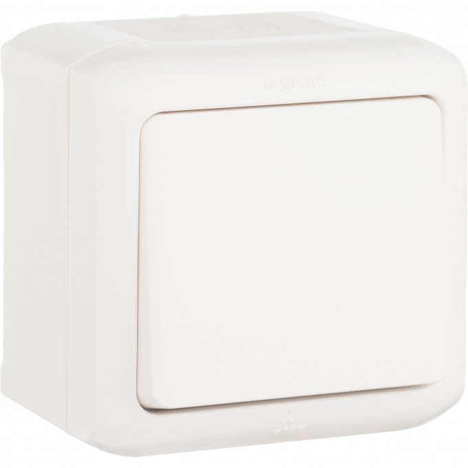 Выключатель LEGRAND Quteo без фиксации (кнопка) 6 A 250 В IP 44 Белый 782305